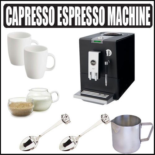 Capresso Jura-Capresso ENA3 Automatic Coffee Espresso Center Black With Accessory Bundle รูปที่ 1