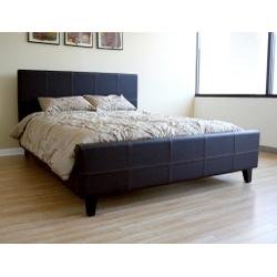 Queen Size Platform Bed in Brown - B-11-J509-QBED  รูปที่ 1