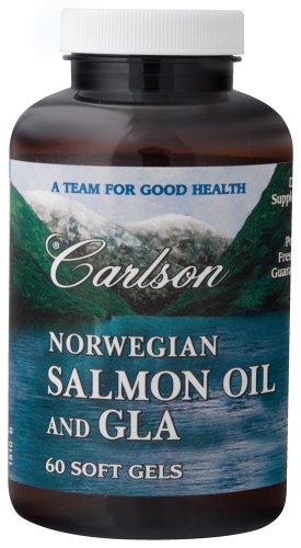 Carlson Laboratories - Norwegian Salmon Oil W/Gla, 60 softgels รูปที่ 1