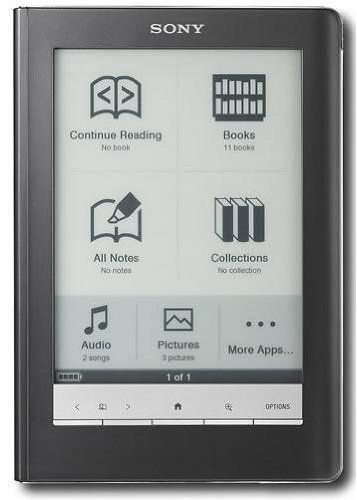 Sony Digital Reader Touch Edition (PRS600BC) with 6