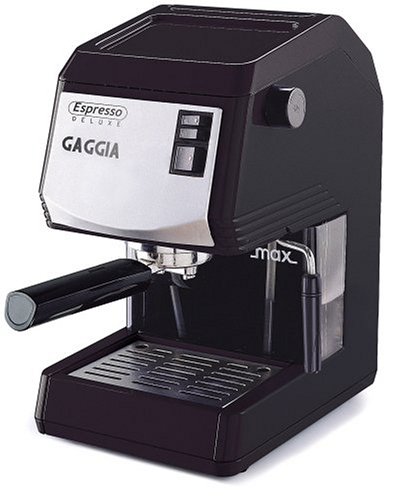 Gaggia 87003 Espresso De Luxe Espresso Machine, Black รูปที่ 1