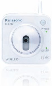New Panasonic Netcam WIRELESS PAN/ TILT NETWORK CAMERA Remote Monitoring From Cell Phone ( CCTV ) รูปที่ 1