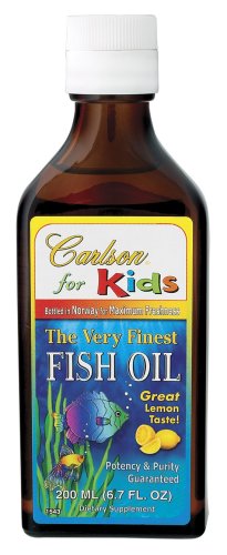 Carlson Laboratories - Kids Very Finest Fish Oil Lemon, 6 fl oz liquid รูปที่ 1