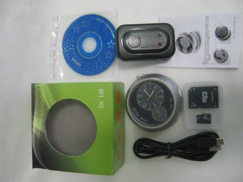 Encore ZQ-PC8008CG Small Clock Camcorder with Motion Detection 4GB TF Card ( CCTV ) รูปที่ 5