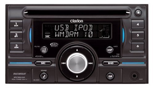 Clarion DUZ385SAT 2-DIN CD/MP3/WMA/AAC Receiver with Rear USB Port, XM Mini-Tuner Direct, Satellite Radio Ready รูปที่ 1