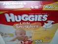 HUGGIES Little Snugglers Size 1 - 2 ( Baby Diaper Huggies )