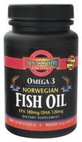 Spectrum Naturals - Norwegian Fish Oil, 100 capsules ( Spectrum Omega 3 )