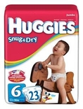 HUGGIES SNUG/DRY STEP 6 55506 , JUMBO FITS 35+LBS