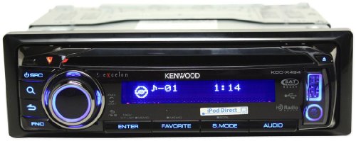 Brand New Kenwood Kdc-x494 Car Cd, Mp3, Receiver with Usb Input, Ipod Direct Controls, Built in Crossover, Sub Controls, Multi Line Lcd Text Display, and 3 Sets of 4v Preamps รูปที่ 4