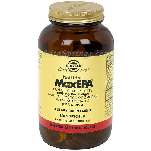 Solgar - Maxepa, 1000 mg, 120 softgels รูปที่ 1