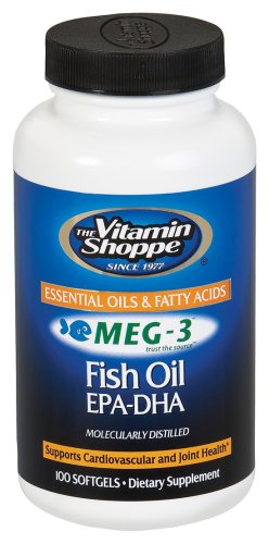 Vitamin Shoppe - Omega-3 Fish Oil Epa-Dha, 100 softgels รูปที่ 1