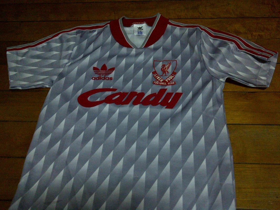 ขายเสื้อบอลของแท้ Liverpool ทีมเยือน Sponsor Candy ปี 1988-89 รูปที่ 1