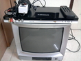 ขาย dvd samsung 700 บาท และทีวีสี่14 นิ้ว distar 600บาท