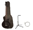 Dean PLAYEVOJ Playmate EVO Junior 3/4 Size Solid Body Electric Guitar Combo with AB Gig Bag, Stand, and Strings - Classic Black ( Guitar Kits )