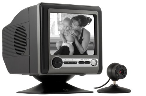 GE 45232 Wired Black and White 5-1/2-Inch Camera with Monitor รูปที่ 1
