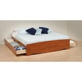 Prepac King 6 Drawer Platform Storage Bed 