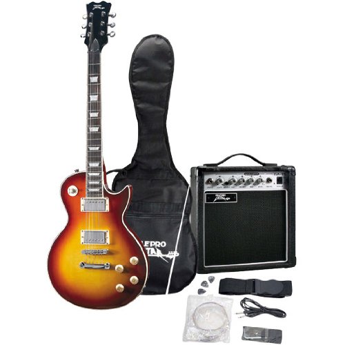 Pyle-Pro PGEKT453SB Professional 42'' Beginner Electric Guitar Package ( PylePro guitar Kits ) ) รูปที่ 1