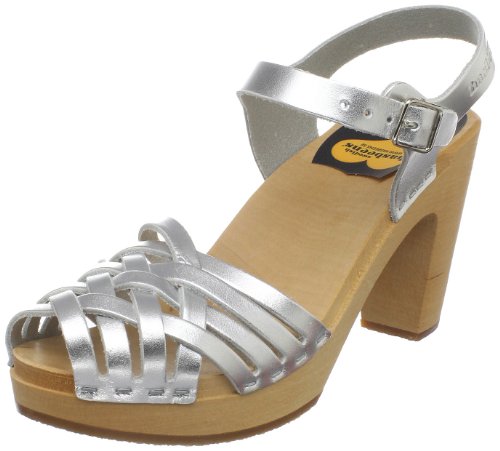 Swedish Hasbeens Women's Braided Sky High Clog ( Ankle Strap Sandal ) รูปที่ 1