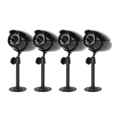 First Alert HS-4700-S Four Wired Security Camera Recording System with 7-Inch LCD Display and Built-in DVR ( CCTV ) รูปที่ 3