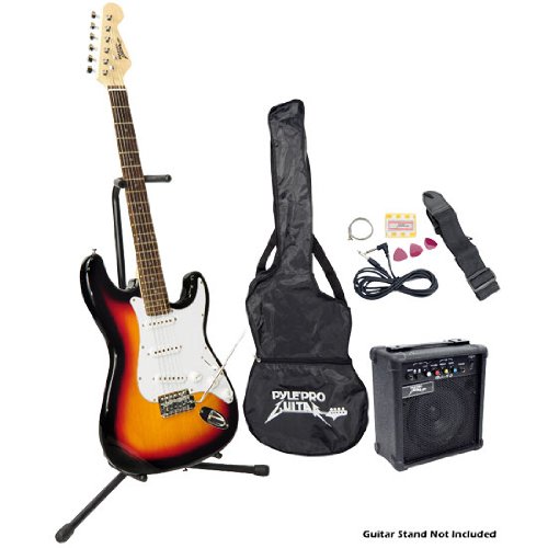 Pyle-Pro PEGKT15SB Electric Guitar Pack, Sunburst ( Guitar Kits ) รูปที่ 1