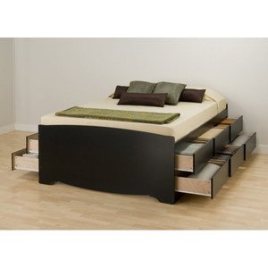 Prepac Tall Double Platform Storage Bed  รูปที่ 1