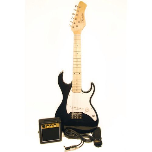 Barcelona 1/2 Size Mini Electric Guitar Package- Black ( Guitar Kits ) รูปที่ 1