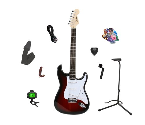 Legacy Solid Body Electric Guitar, Red Burst, w Accessory Bundle ( Guitar Kits ) รูปที่ 1