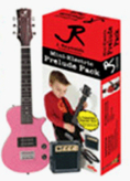 J. Reynolds Mini Electric Guitar Prelude Pack - Pop Princess Pink ( Guitar Kits )