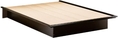 Contemporary Platform Bed 60in with Mouldings 