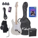 รูปย่อ Kalos by Cecilio EGP-SSK 39" Silver Sparkle Electric Guitar Package with 15 Watt Amp and DVD Lesson ( Guitar Kits ) รูปที่1