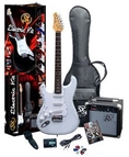 SX RST White Left Handed Guitar Package w/GA1065 ( Guitar Kits )