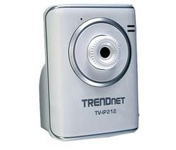 TRENDnet SecurView Internet Surveillance Camera Server with 2-Way Audio TV-IP212 (Silver) ( CCTV ) รูปที่ 1