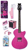 Daisy Rock Debutante Rock Candy Princess Atomic Pink Electric Guitar Pack ( Guitar Kits )