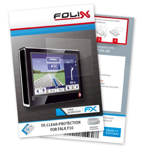 FoliX FX-CLEAR Invisible screen protector for Falk F10 / F-10 - Ultra clear screen protection! รูปที่ 1