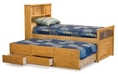 Captain's Bed - Full with 3 Drawer Storage Trundle by Atlantic Furniture 