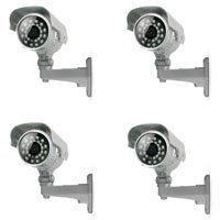 SVAT VU500-4C Complete Surveillance System Long-Range Night-Vision High-Resolution Indoor/Outdoor CCD Camera with True Color ID (4 pk) ( CCTV ) รูปที่ 1