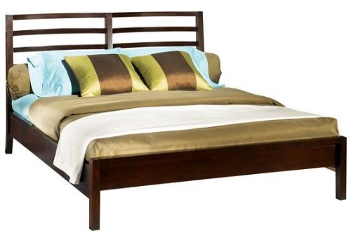 Nimbus Platform Queen Bed, QUEEN, DARK BROWN  รูปที่ 1