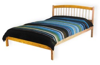 Platform Bed - El Paso Oak Queen (oak bed) รูปที่ 1