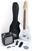 รูปย่อ SX RST Pure White Electric Guitar Package with GA 1065 AMP, Strap, Carry Bag, and Instructional DVD ( Guitar Kits ) รูปที่1