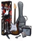 SX RST 3/4 LH 3TS Left Handed Short Scale Guitar Package with Amp, Carry Bag and Instructional DVD ( Guitar Kits )