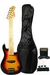 รูปย่อ Barcelona Kid's Mini Electric Guitar with Amp Combo - Sunburst ( Guitar Kits ) รูปที่1