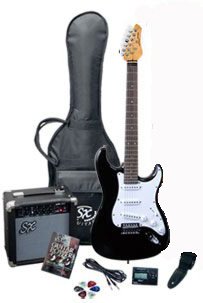 Electric Guitar Package SX RST BK w/GA1065 ( Guitar Kits ) รูปที่ 1