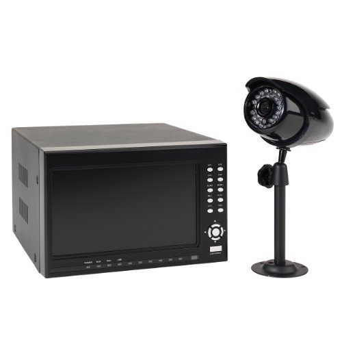 First Alert HS-4700-S Four Wired Security Camera Recording System with 7-Inch LCD Display and Built-in DVR ( CCTV ) รูปที่ 1