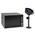 First Alert HS-4700-S Four Wired Security Camera Recording System with 7-Inch LCD Display and Built-in DVR ( CCTV )
