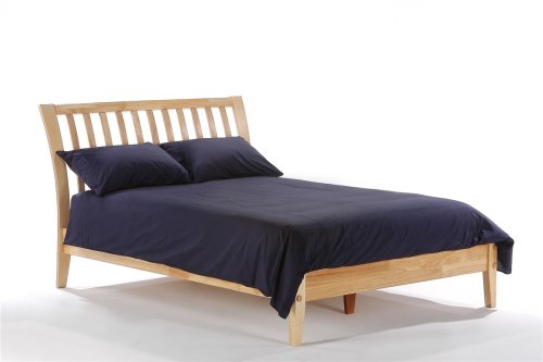 Nutmeg Full Platform Bed w/ Natural Finish (Oak bed) รูปที่ 1