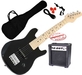 รูปย่อ Kids 30 Inches Electric Guitar Package 1/4 Size Black ST01-BK ( Fever guitar Kits ) ) รูปที่2