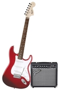 Squier by Fender Stop Dreaming-Start Playing Set: Affinity Special w/ Fender 15G Amplifier, Metallic Red ( Guitar Kits )