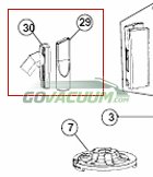 Hoover Whisper Clyclonic Bagless Upright Model U5184-900 Crevice Tool, Hoover Part Number 59156507. รูปที่ 1