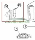 Hoover Whisper Clyclonic Bagless Upright Model U5184-900 Crevice Tool, Hoover Part Number 59156507.