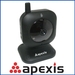 รูปย่อ Apexis APM-J012 Mini Wifi IP Camera?Support Microsoft Windows 2000/XP/Vista/WIN7?Support Gmail/Hotmail/Yahoo mailbox.64 channels clients software Black ( CCTV ) รูปที่1